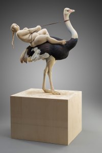 The invincible / 74 cm / painted limewood / 2016