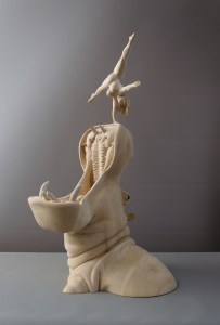 The perfect cartwheel / 97 x 47 x 45 cm / limewood / 2019