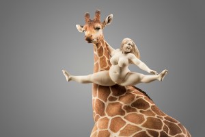 Pole dance / 107 x 45 x 32 cm / limewood / 2019