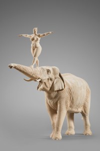 Dream walker / 110 x 140 x 35 cm / limewood / 2019