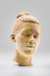 Self-deception / 28 x 17 x 25 cm / limewood pencil / 2021