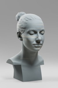 Thoughts 84 x 42 x 55 cm abachiwood, acrylic paint 202