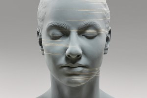 Thoughts 84 x 42 x 55 cm abachiwood, acrylic paint 202