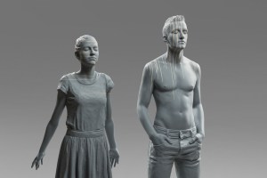 We see things as we are 97 x 64 x 26 cm limewood, acrilic paint 2023