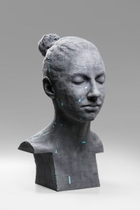 sky full of stars 83 x 43 x 53 cm fabric, glue 2023