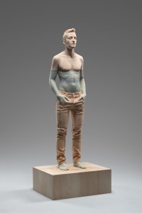 Blue within 105 x 41 x 33cm limewood, pencil 2025